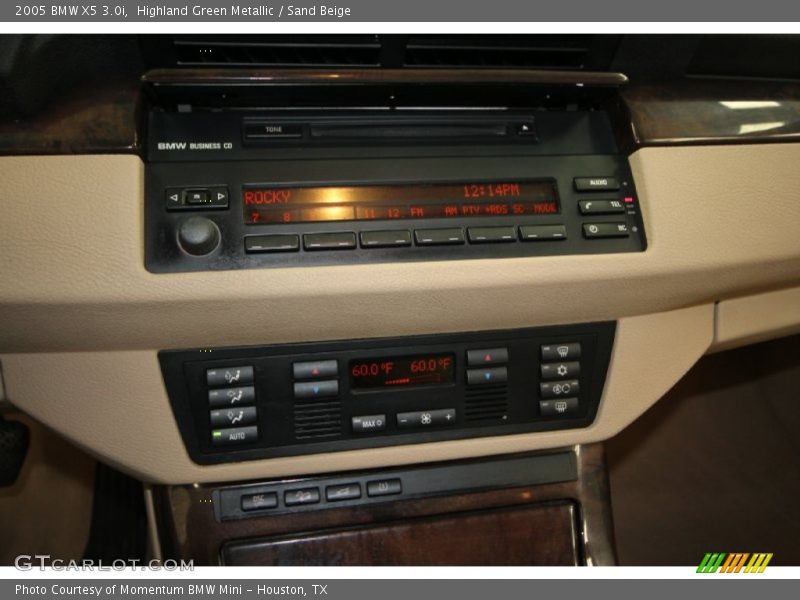 Highland Green Metallic / Sand Beige 2005 BMW X5 3.0i