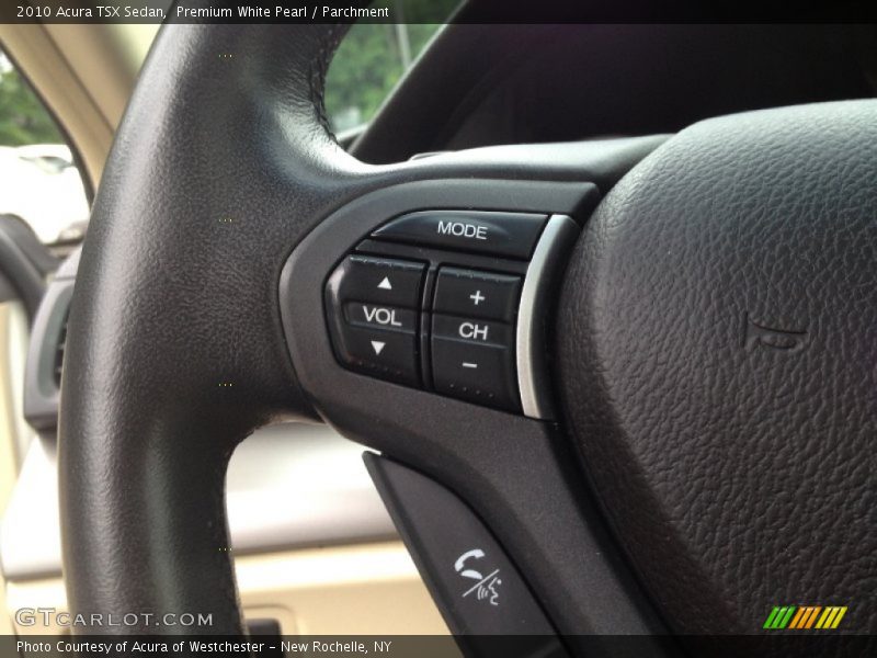 Premium White Pearl / Parchment 2010 Acura TSX Sedan