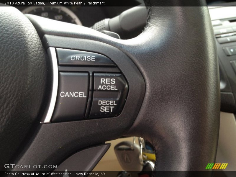 Premium White Pearl / Parchment 2010 Acura TSX Sedan