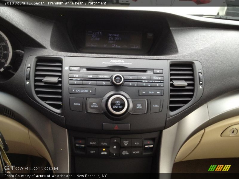 Premium White Pearl / Parchment 2010 Acura TSX Sedan