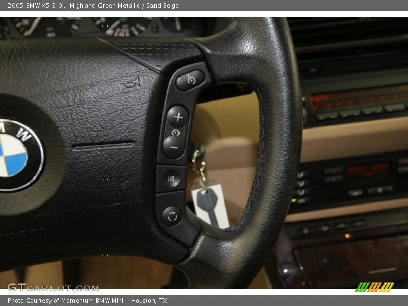 Highland Green Metallic / Sand Beige 2005 BMW X5 3.0i