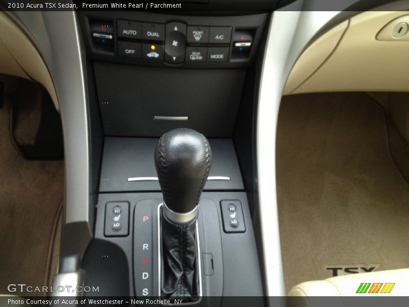 Premium White Pearl / Parchment 2010 Acura TSX Sedan