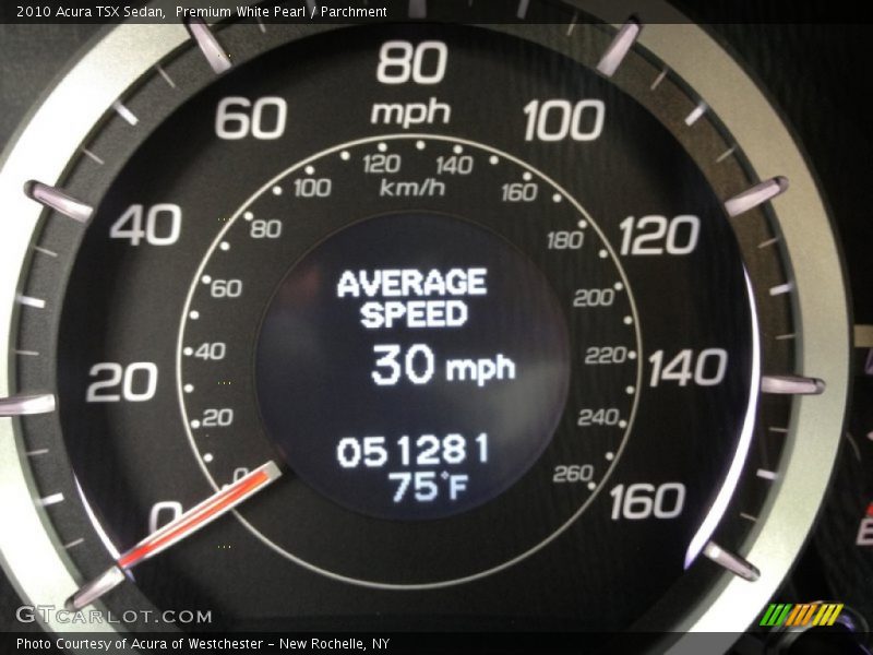 Premium White Pearl / Parchment 2010 Acura TSX Sedan