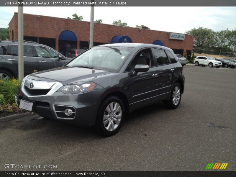 Polished Metal Metallic / Taupe 2010 Acura RDX SH-AWD Technology