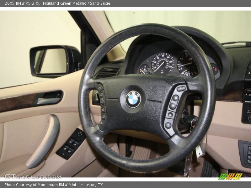 Highland Green Metallic / Sand Beige 2005 BMW X5 3.0i