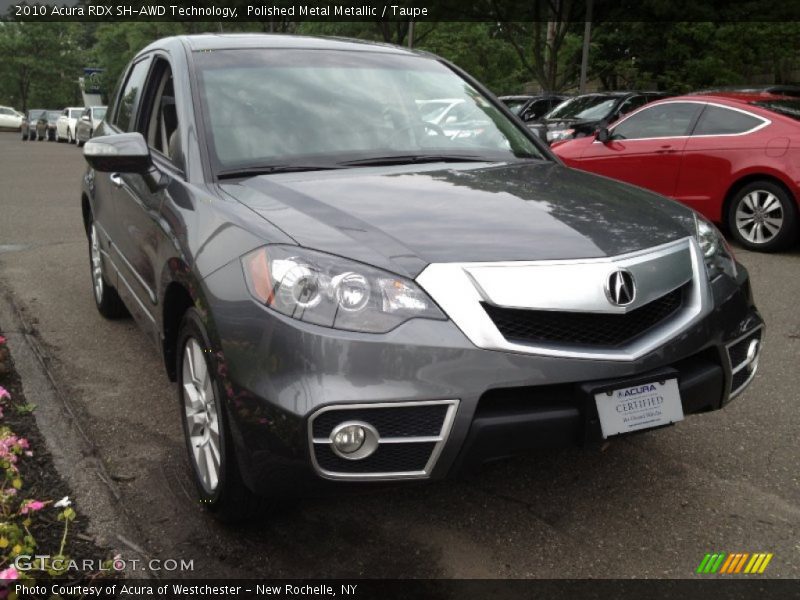 Polished Metal Metallic / Taupe 2010 Acura RDX SH-AWD Technology