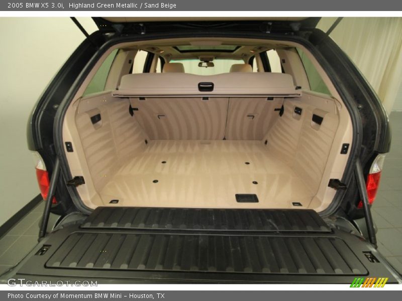 Highland Green Metallic / Sand Beige 2005 BMW X5 3.0i