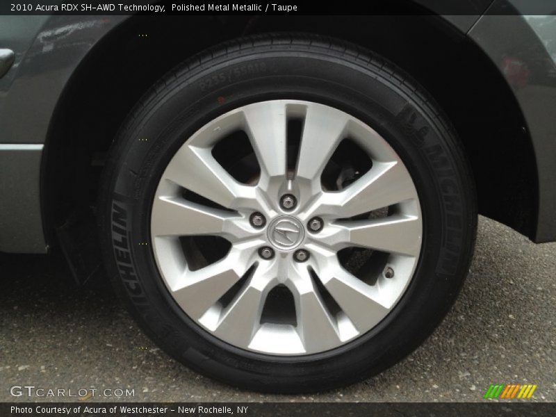 Polished Metal Metallic / Taupe 2010 Acura RDX SH-AWD Technology
