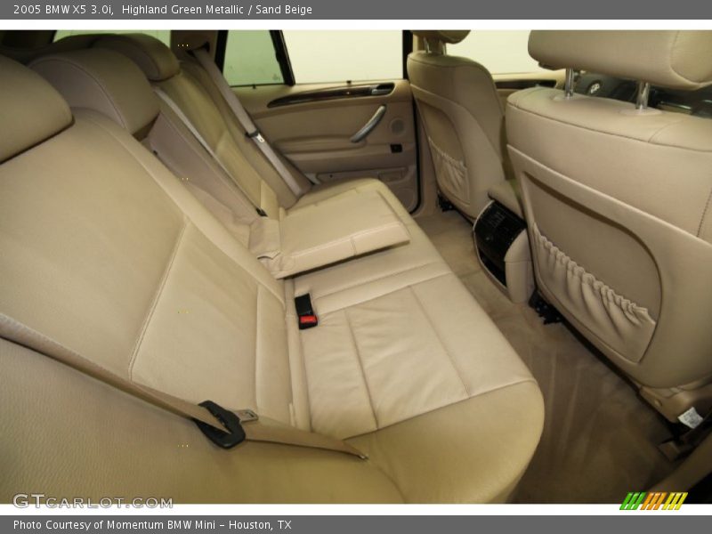 Highland Green Metallic / Sand Beige 2005 BMW X5 3.0i