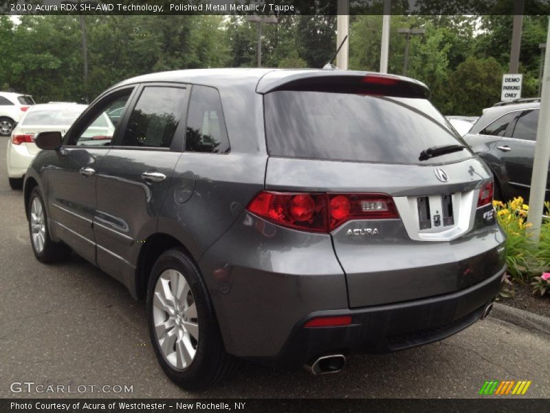 Polished Metal Metallic / Taupe 2010 Acura RDX SH-AWD Technology