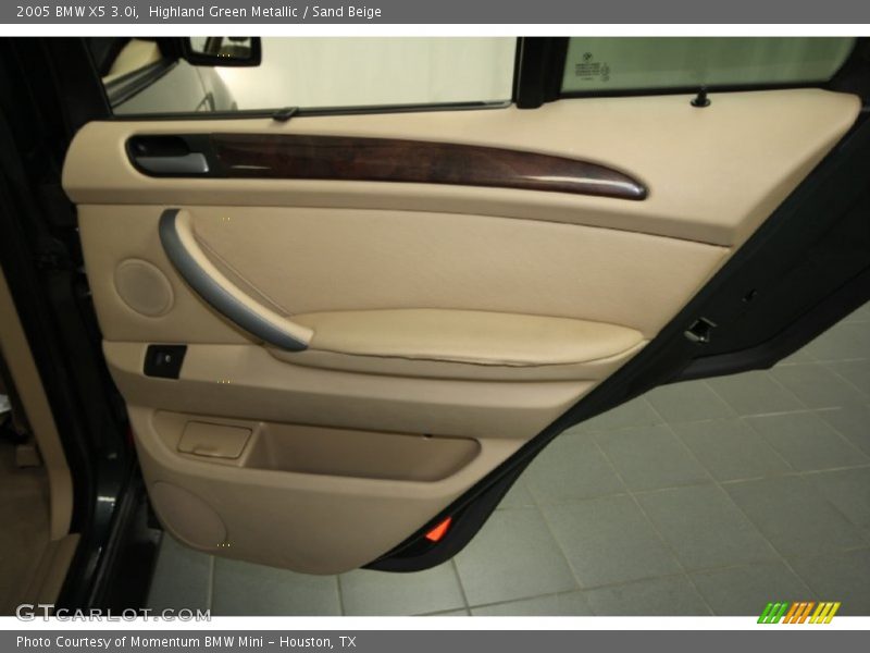 Highland Green Metallic / Sand Beige 2005 BMW X5 3.0i