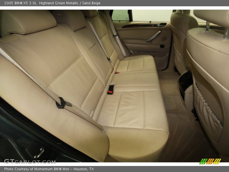 Highland Green Metallic / Sand Beige 2005 BMW X5 3.0i
