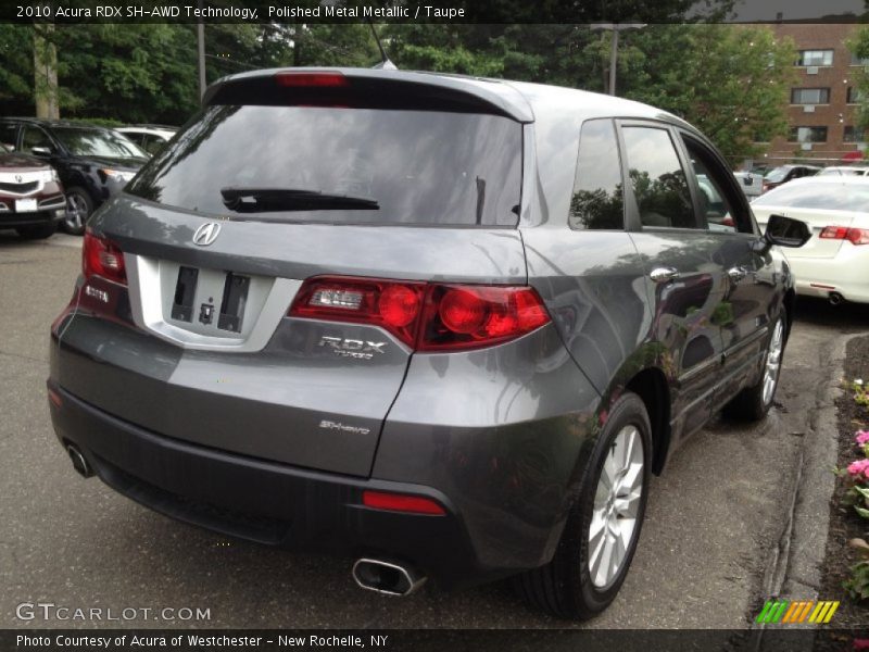 Polished Metal Metallic / Taupe 2010 Acura RDX SH-AWD Technology