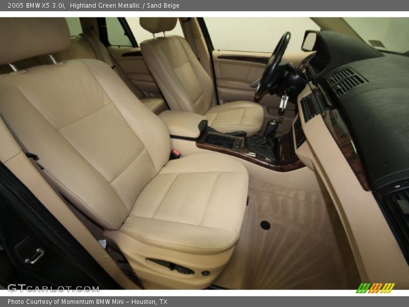 Highland Green Metallic / Sand Beige 2005 BMW X5 3.0i