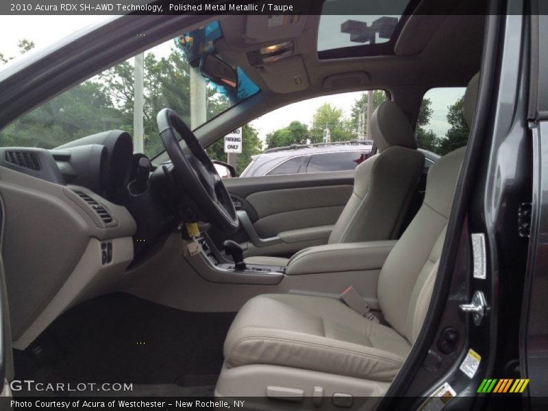 Polished Metal Metallic / Taupe 2010 Acura RDX SH-AWD Technology