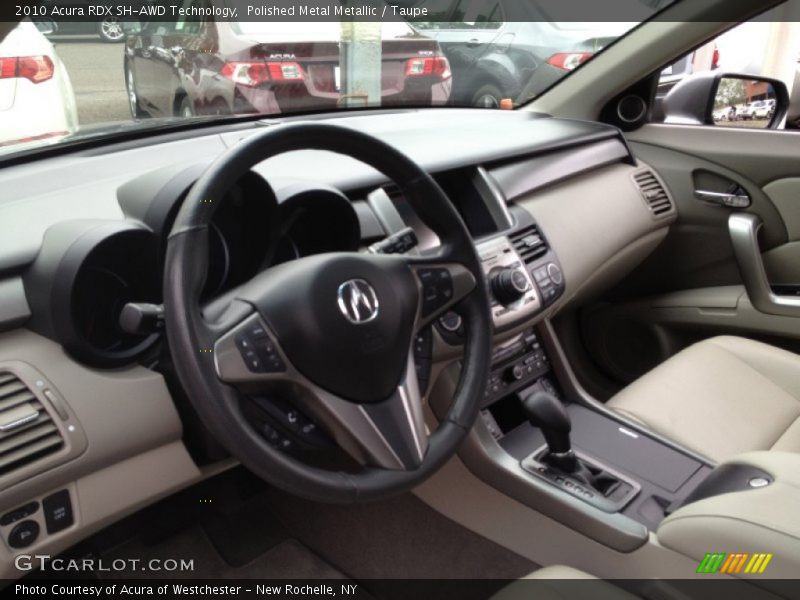 Polished Metal Metallic / Taupe 2010 Acura RDX SH-AWD Technology