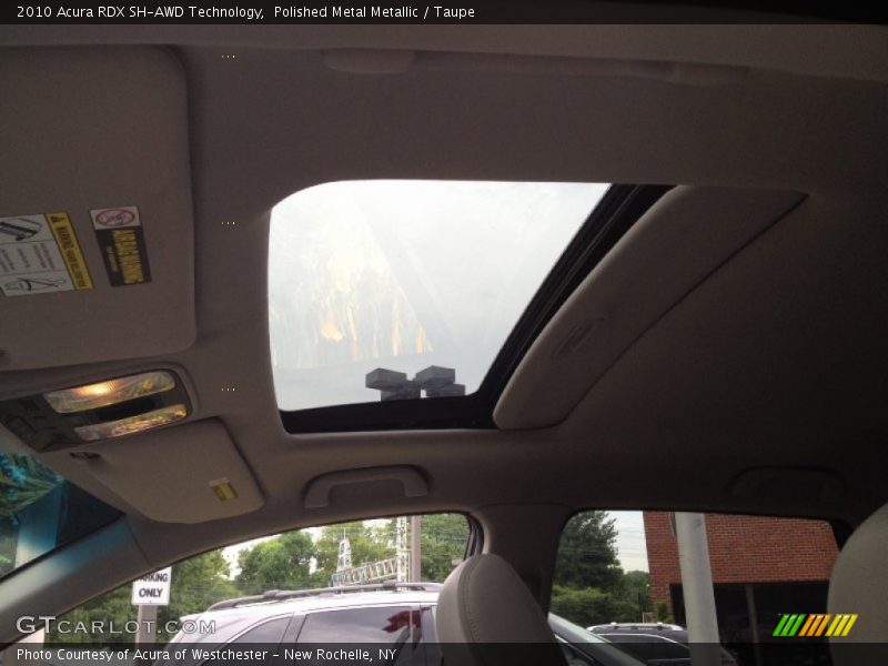 Polished Metal Metallic / Taupe 2010 Acura RDX SH-AWD Technology