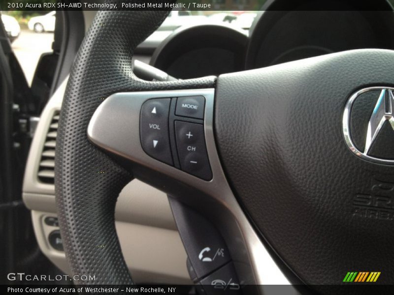 Polished Metal Metallic / Taupe 2010 Acura RDX SH-AWD Technology
