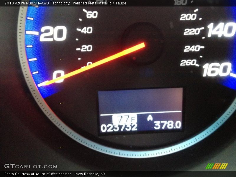 Polished Metal Metallic / Taupe 2010 Acura RDX SH-AWD Technology