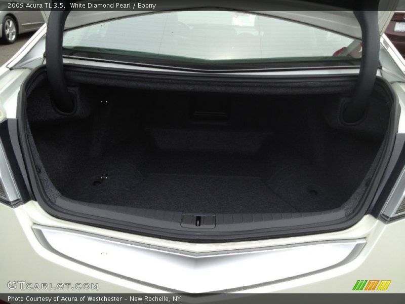 White Diamond Pearl / Ebony 2009 Acura TL 3.5