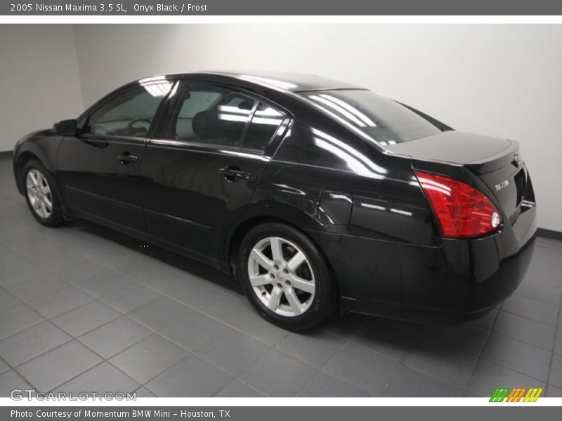 Onyx Black / Frost 2005 Nissan Maxima 3.5 SL