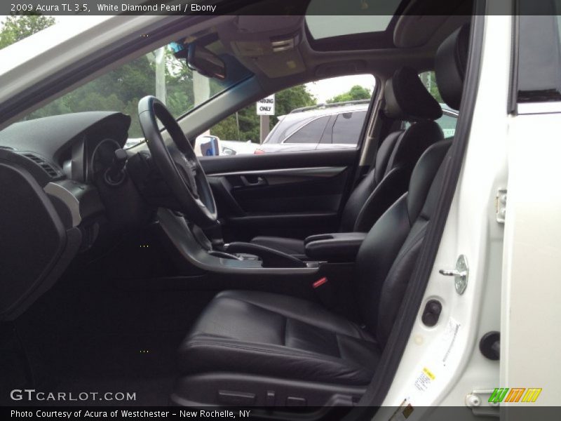 White Diamond Pearl / Ebony 2009 Acura TL 3.5
