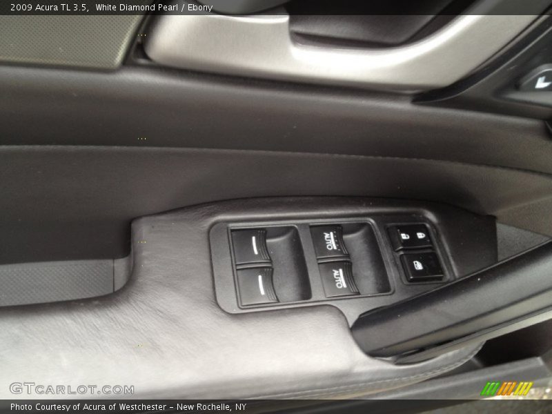 White Diamond Pearl / Ebony 2009 Acura TL 3.5