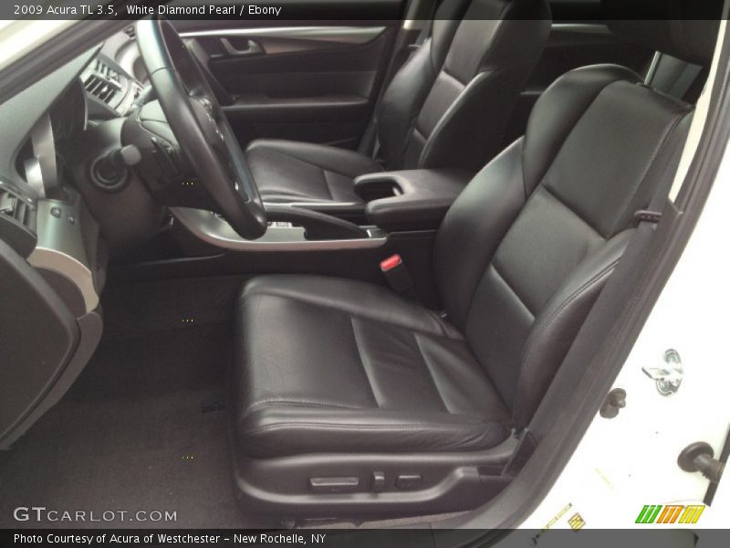 White Diamond Pearl / Ebony 2009 Acura TL 3.5