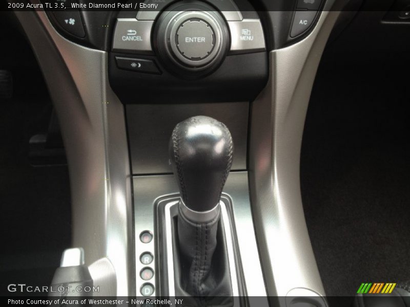 White Diamond Pearl / Ebony 2009 Acura TL 3.5