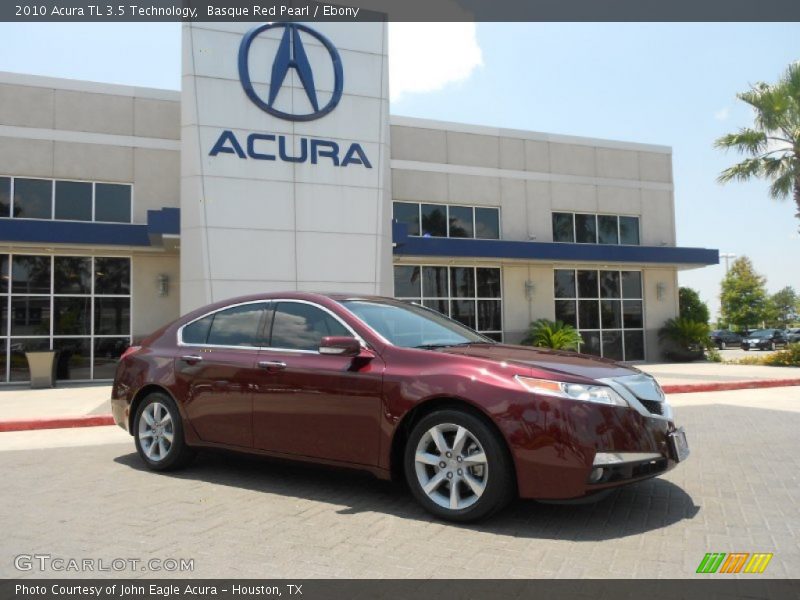 Basque Red Pearl / Ebony 2010 Acura TL 3.5 Technology