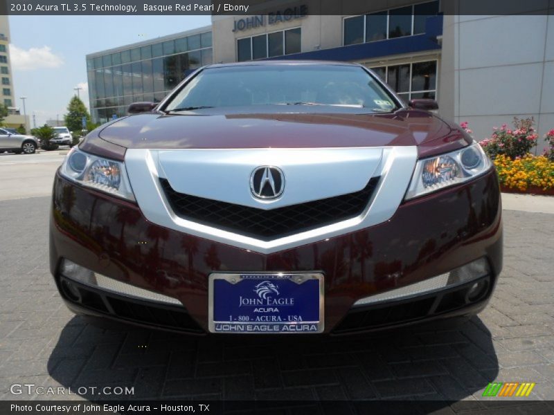 Basque Red Pearl / Ebony 2010 Acura TL 3.5 Technology