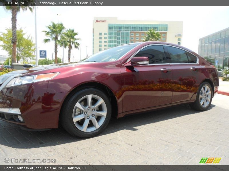 Basque Red Pearl / Ebony 2010 Acura TL 3.5 Technology