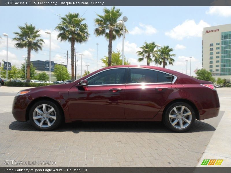 Basque Red Pearl / Ebony 2010 Acura TL 3.5 Technology