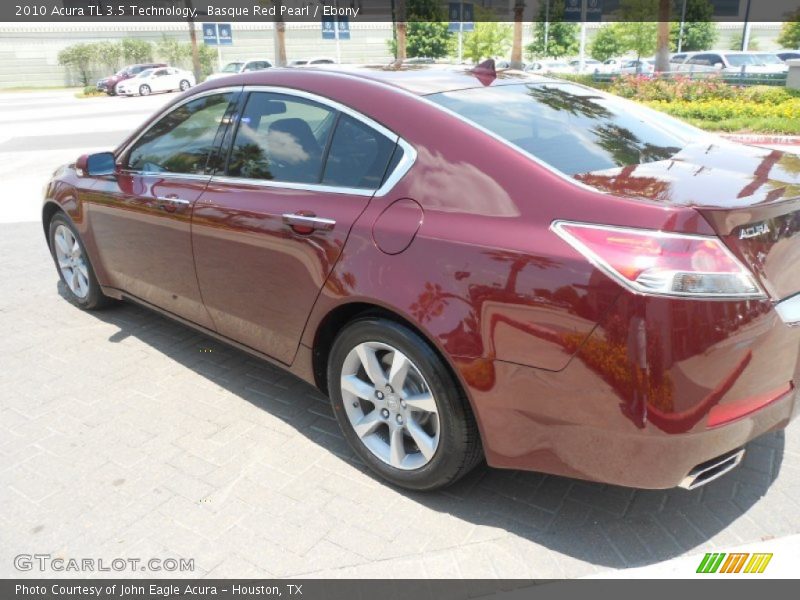 Basque Red Pearl / Ebony 2010 Acura TL 3.5 Technology