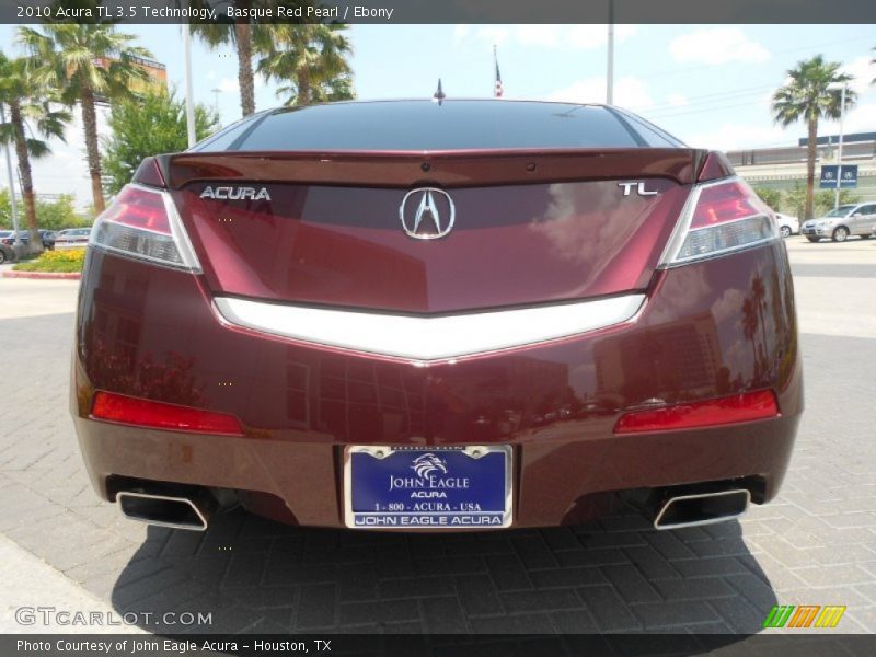 Basque Red Pearl / Ebony 2010 Acura TL 3.5 Technology