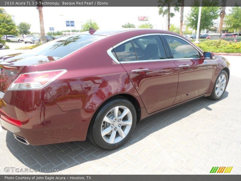Basque Red Pearl / Ebony 2010 Acura TL 3.5 Technology