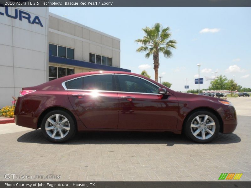 Basque Red Pearl / Ebony 2010 Acura TL 3.5 Technology