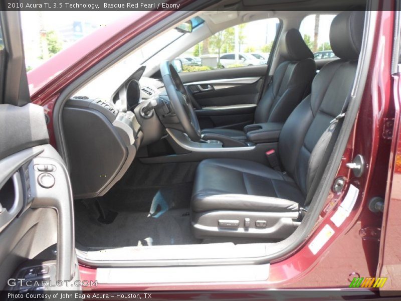 Basque Red Pearl / Ebony 2010 Acura TL 3.5 Technology