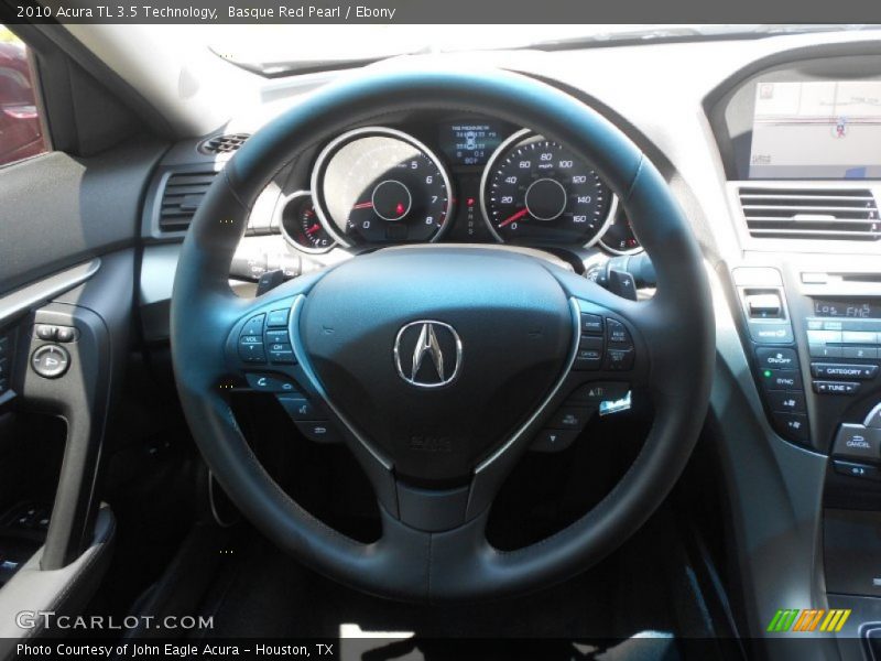 Basque Red Pearl / Ebony 2010 Acura TL 3.5 Technology