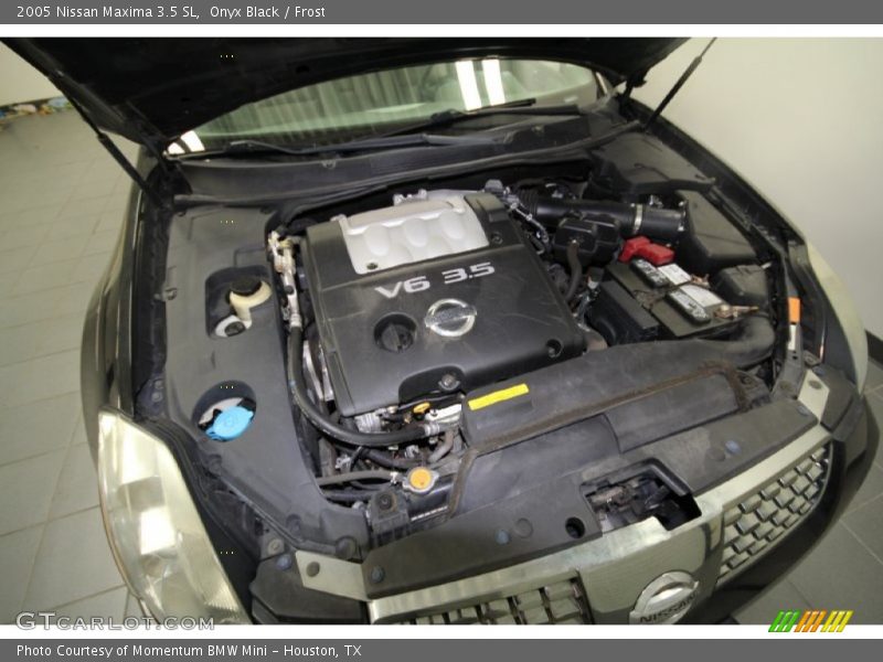 Onyx Black / Frost 2005 Nissan Maxima 3.5 SL