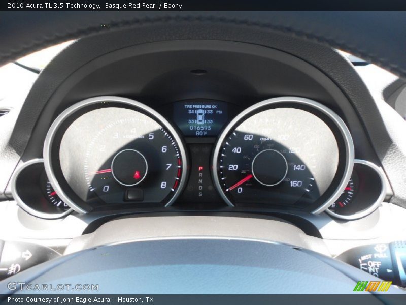 Basque Red Pearl / Ebony 2010 Acura TL 3.5 Technology