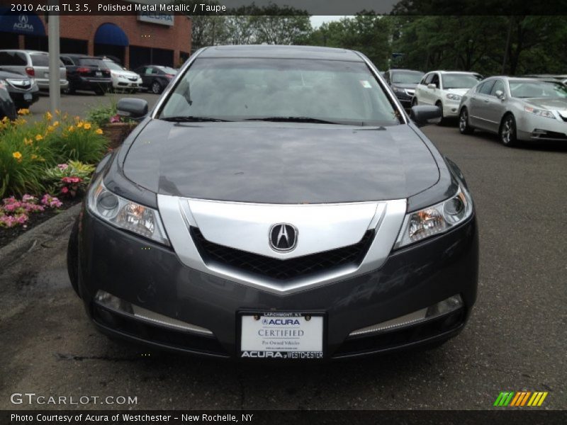 Polished Metal Metallic / Taupe 2010 Acura TL 3.5