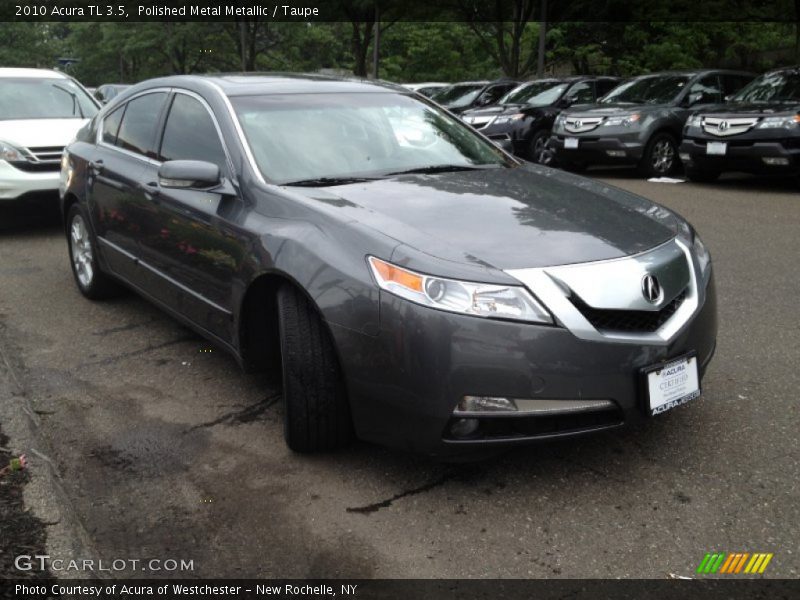 Polished Metal Metallic / Taupe 2010 Acura TL 3.5