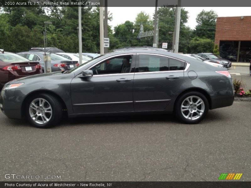 Polished Metal Metallic / Taupe 2010 Acura TL 3.5