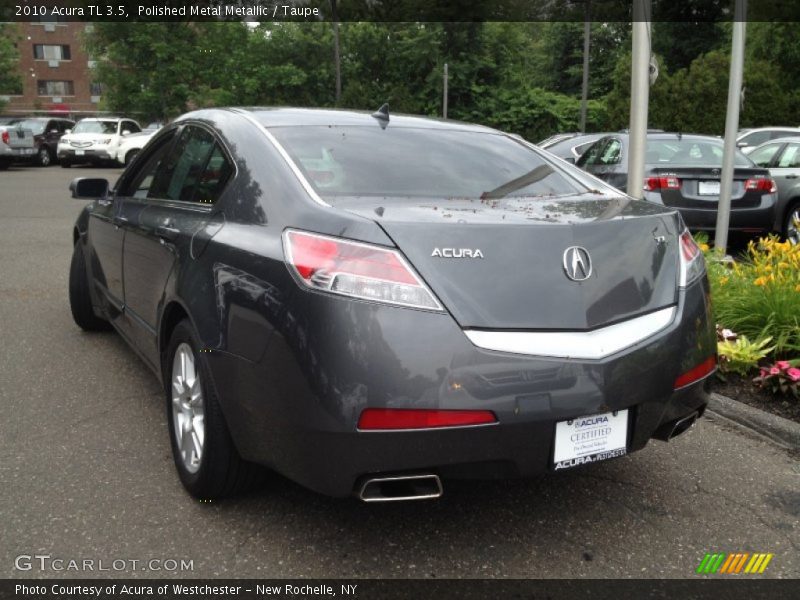 Polished Metal Metallic / Taupe 2010 Acura TL 3.5