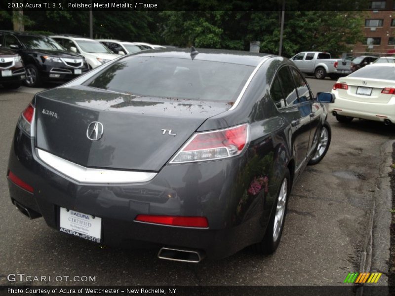 Polished Metal Metallic / Taupe 2010 Acura TL 3.5