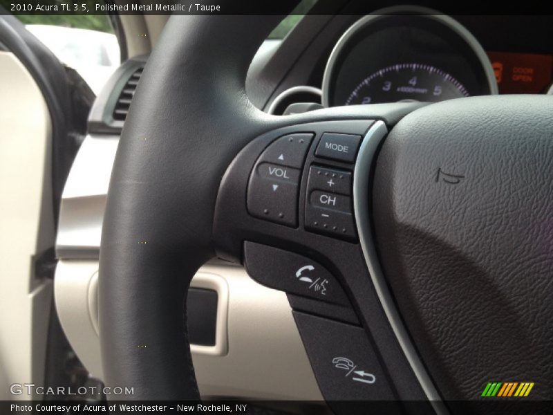 Polished Metal Metallic / Taupe 2010 Acura TL 3.5