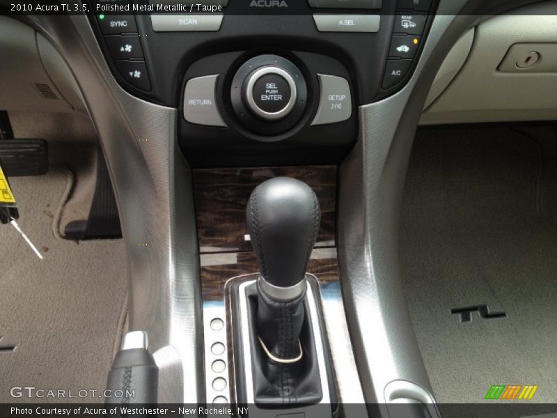 Polished Metal Metallic / Taupe 2010 Acura TL 3.5