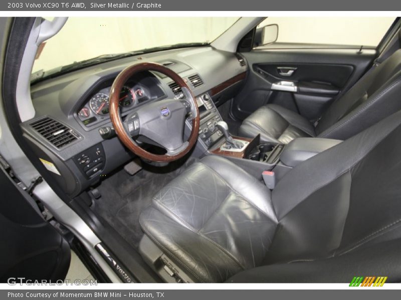  2003 XC90 T6 AWD Graphite Interior