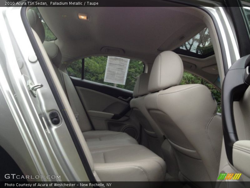 Palladium Metallic / Taupe 2010 Acura TSX Sedan